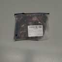 WDIRARA Women's Floral Mesh Strapless Ruched Tube Top Sleeveless Bandeau Crop Tops (Medium, Black)