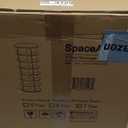 MAGIC UNION Rotating Shoe Rack Tower 7 Tier Organizer, Vertical Spinning Shoe Display Lazy Susan, Revolving 360 White Shoe Rack Storage Round Carousel, Rotate Shoes Closet Organization