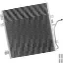 Air Conditioning A/C Condenser Compatible with Dodge Nitro 2007-2011 & Jeep Liberty 2008-2012, 3.7L 4.0L # 3664, 3683, 940461, 68003971AA, 68003971AC, 68003971AB, 68003972AA, 68033237AA