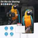 USB C SD TF Memory Card Reader, 3-in-1 Type C Camera Adapter Compatible with iPad, iPhone 15, MacBook Pro/Air,Chromebook Samsung and More USB C Devices