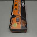 Grill Brush Bristle Free, Grill Brush with 5 Replacement Heads, Grill Cleaner Brush for Outdoor Grill, Cast Iron, Stainless Steel Grates, Grill Scraper Outdoor BBQ Grill, Dad Father Gift, Black