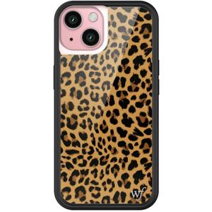 Wildflower Cases - Meow, Compatible with Apple iPhone 15 | Leopard Animal Brown Black Spots Cute Trendy - Protective Black Bumper, 4ft Drop Test Certified, Women Owned Small Business Wildflower Cases - Meow, Compatible with Apple iPhone 15 | Leopard Animal Brown Black Spots Cute Trendy - Protective Black Bumper, 4ft Drop Test Certified, Women Owned Small Business