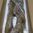 Orchid Valley Lizard, Snake or Reptile Hide, Large Hollow Log for Terrarium, Bearded Dragon or Gecko Tank Accessories, Natural Looking Basking Platform, Axolotl, Python Hideout (XL)