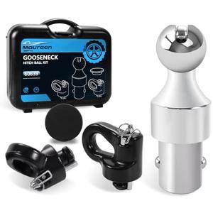 60639 38K Gooseneck Hitch Kit Puck System, 2-5/16 Gooseneck Ball Compatible with 2013-2025 Ford F250 F350 F450, 2016-2025 Chevrolet Silverado, GMC Sierra & Nissan Titan XD GTW/9500 lbs VT