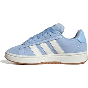 adidas Women's Grand Court Alpha, Blue/Off White/Gum, 9.5