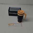 18 oz Tumbler with Side Handle, Insulated Water Bottle with Straw and 2 in 1 Lid, Stainless Steel Cup Travel Coffee Mug for Sports Office Gym,Navy Blue