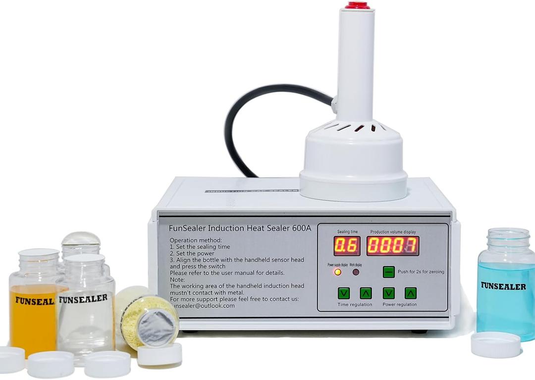 Induction Heat Sealer, Bottle Cap Sealing Machine For Plastic Glass Bottle Cap 110v