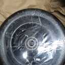 11x4.00-5 Lawn Mower Tires Flat Free with 3/4" or 5/8" and 1/2" Bearings, 3.6"-6.7" Centered Hub, Load 330lbs,11x4.00-5 Tire Zero Turn Front Tires- 2Pack
