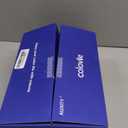 ColoVie Stemless Champagne Glasses Set of 6- Colored Champagne Flutes- Wedding Toasting Glass- Bridesmaid Gift- Mimosa Glass- Crystal Bar Glassware- Birthday Cocktail Party, 9.6oz