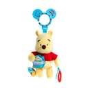 Kids Preferred Disney Baby Winnie The Pooh Multi Sensory Activity Toy with Teethers, Crinkle Textures, and Clip for On The Go Fun for Infant and Baby Boys and Girls