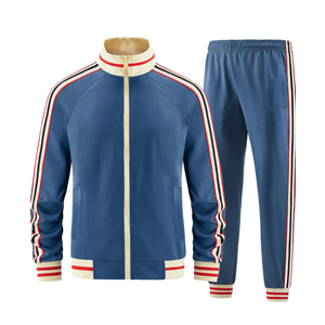 Men Track Suits Sets Long Sleeve Full-zip Sweatsuit Active Jackets and Pants 2 Piece Outfits. Size XXL
