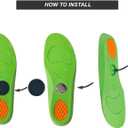 Shoe Insoles for AirTag Hidden Tracker Compartment, Trim-to-Fit Security Insert for Kids, Adults & Elderly