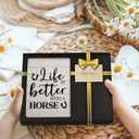 Horse Picture Frame, Horse Frame, Horses Gifts for Girls, Gifts for Horses Lovers Girls Women men, Life is Better with a Horse Wood Photo Frame for 4x6 Photos (46, white)