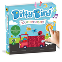 DITTY BIRD Touch & Feel Colors Edition Musical Books | Fun Montessori Toys & Learning Resources | Sensory Toys for Kids | Interactive Toddler Books for 1 Year Old to 3 Year Olds | Sturdy Baby Book