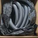 Cen-Tec Systems 94170 Premium 50 Ft. Shop Vacuum Hose with Power Tool Adapter Set Silver
