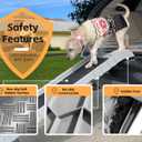PawStep 50893 Pet Ramp with Soft Traction Lightweight Portable Dog & Cat Ramp for Beds, Couches, Cars & SUVs, Non-Slip Surface for Senior & Small Pets