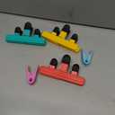 11 Pack Chip Clips Bag Clips Food Bag Clips for Food Packages Chips Storage Bags Heavy Duty Snack Kitchen Potato (3 Large, 6 Small & 2 Round, Bright Style)