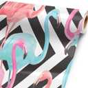 Pop Flamingo 24” x 52” Vinyl Wrap Sheet for Large or Custom Items | 3M wrap DIY to Custom Skin Gear of All Types and Sizes, Including Vehicles, Boats, appliances, Furniture, ATV’s, Golf carts, Bikes