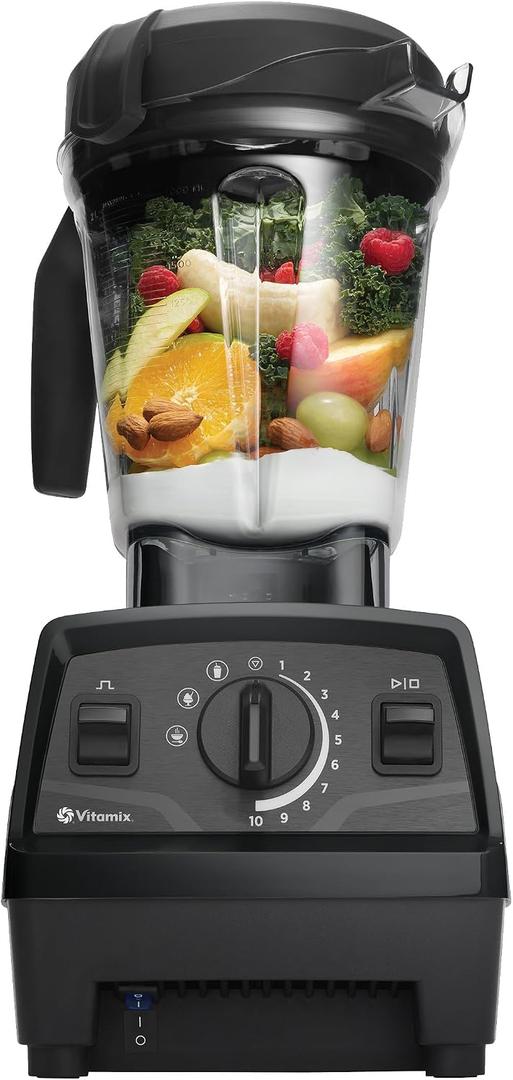 Vitamix Explorian with Programs, Three Blending Programs, Professional-Grade Blender for Smoothies and More, Self-Cleaning Kitchen Appliance, 64 Oz Container, Black (Premium)