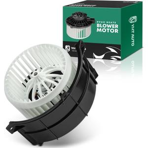 YHTAUTO Front AC Heater Blower Motor w/Cage Wheel Replacement for Volkswagen Touareg 2004-2010 04-10 & Audi Q7 2007-2015 07-15