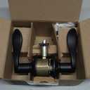 Schlage F40 ACC 622 Accent Door Lever, Bed & Bath Privacy Lock, Matte Black