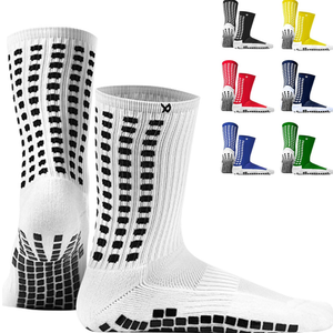 Lux Dual Grip Socks - Soccer Grip Socks for Men and Women. GripArray Performance & Comfort