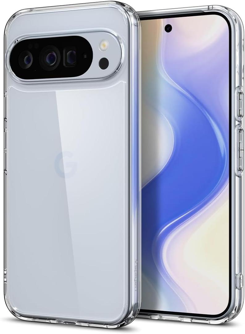 Spigen for Pixel 10/10 Pro Case, Ultra Hybrid (2025) [Anti-Yellowing] [Military-Grade Protection] - Clear