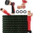 Pocket Hose Ballistic Double UV Edition 100 FT Expandable Garden Hose w/Pocket Pivot Swivel Connector, Anti-Burst Sleeve Reinforced w/Bulletproof Fiber, Lightweight, No-Kink, Compact, AS SEEN ON TV