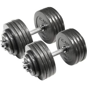 Cap Barbell Adjustable Dumbbell Weight Set | Multiple Options (200 lb Set -Two Handles)