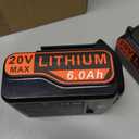 2PCS 6Ah 20V LB2X4020 Battery FOR Black and Decker 20V MAX Lithium LBXR20 LBX20