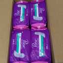 Poise Incontinence Pads & Postpartum Incontinence Pads, 3 Drop Light Absorbency, Long Length, 96 Count (4 Packs of 24)