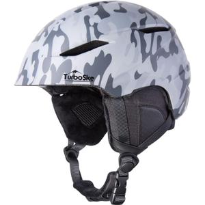 Ski Helmet - Audio Compatible and Lightweight, ASTM Standard for Men, Women and Youth (M (55-59cm / 21.75"-23.25"), Camo)