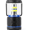 LUXPRO Rechargeable Dual-Power 1100 Lumen LED Lantern for Up to 150 Hours of Use - Camping Lantern with Built-in Power Bank - Dimmable LED Light with IPX4 Water-Resistant Rating