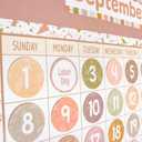 Teacher Created Resources Terrazzo Tones Calendar Bulletin Board (TCR7201), 115 Pieces