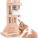 Niteangel Water Bottle with Stand for Syrian Dwarf Hamsters Gerbils Mice Rats Degus Small pet Rodents(White)
