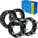 PHILTOP 8x170 to 8x6.5 Wheel Adapters,1.5 Lug Wheel Adapters Change Bolts Pattern fit for for F-35-0 Super Duty, F-25-0 Super Duty, Thread Pitch M14x1.5 Hub Bore 130mm - 4pcs (Black)