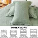 100% Cotton Quilt California King Size-Sage Green Bedspread 114"x102"-Coin Pattern Bedding Set 3 Pieces-Pre-Washed Lightweight Microfiber Coverlet-Suitable for Bed,Couch,Quilt Blanket All Seasons