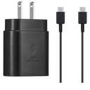 PRO 25W Wall Charger Compatible with Samsung Galaxy S25 Ultra/S25/S25+/S25Plus/S25FE Adaptive Quick Fast Charger with USBC 5ft Cable (Black 1.5M)