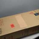 HORSTORS Kitchen Storage Cabinet, Modern Farmhouse Buffet Cabinet with Storage, Coffee Bar with 2 Drawers and 2 Doors, Floor Sideboard Buffet for Living Room, Dining Room, Bathroom, Black/Rustic Brown