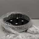 Kira Home Gemma 15" Modern Chic 4-Light Flush Mount Crystal Chandelier + Round Metal Shade, Dimmable, Brushed Black