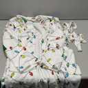 TIKITIDES Women Fleece Fruit Print Robe Cute Robes for Women Spring Summer Lightweight Bathrobe Soft Flannel Gown with Belt L