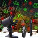 Laser Christmas Projector Lights Outdoor, Waterproof with Remote, Timer, 4 Projection Effects Christmas Decorative for Garden Outdoor Patio, Indoor Home Party Christmas Gift