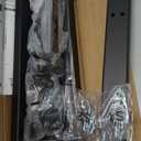 Rfiver Table Top TV Stand with Height Adjustable TV Legs, TV Stands Base with Cable Management for Most 37 to 86 Inch Flat or Curved TVs, Steel TV Feet Holds up to 150 lbs, Max VESA 800x600mm, Black