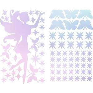 Fairy Stars and Butterfly Glow Sticker Kids Room Decoration Luminous Wall Sticker Decal Unisex His Her Bedroom DIY Home Decor