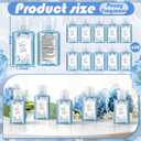 Demissle 30 Pcs Mini Aloe Vera Gel for Skin Travel Size 1oz Small Sunburn Moisturizer Lotion Bulk for Guest Thank You Wedding Baby Shower Beach Summer Party Favor(Blue,Blue Lotus)