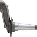 QJZ SP504 - Trailer Spindle for 3500 lbs Axle - #84 E-Z Lube Weld-On - Drop Style (4 in) with Brake Flange Compatible with Bearings Kit: L44649/10 & L68149/11