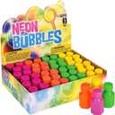 Rhode Island Novelty 1.75 Inch Neon Bubble Bottles, Pack of 48 (Small)