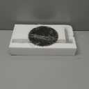 Paper Towel Holder with Side Rod, Stainless Steel, Easy Tear Dispenser for Home Kitchen Countertop Tabletop (Silver)