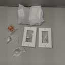 TREEWELL 3 Way Wireless Light Switch and Receiver Kit, Decorator Rocker Wall Switch, 15A High Power, 200FT Long RF Range, No in-Wall Wiring, Programmable & Expandable for Ceiling Light, Fans, Lamps