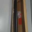 Umbra Cappa Curtain Rod, Includes 2 Matching Finials, Brackets & Hardware, 66 to 120-Inches, Black